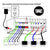 Zooz 800 Series Z-Wave Long Range MultiRelay ZEN16 800LR with 3 Dry Contact Relays (20A, 15A, 15A)