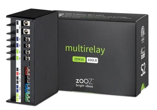Zooz 800 Series Z-Wave Long Range MultiRelay ZEN16 800LR with 3