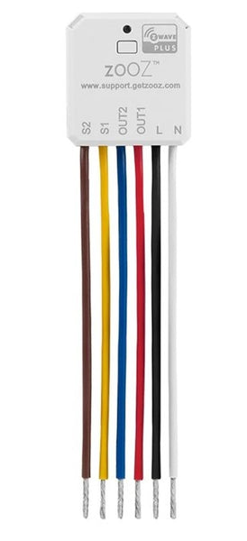 Zooz 700 Series Z-Wave Long Range Double Relay ZEN52 LR