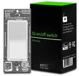 ZOOZ 800 SERIES Z-WAVE LONG RANGE S2 ON / OFF WALL SWITCH ZEN76 800LR