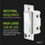 ZOOZ 800 SERIES Z-WAVE LONG RANGE S2 ON / OFF WALL SWITCH ZEN76 800LR