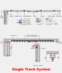 Curtain Call Automated Drapery Tracks (120 volt) S168-3Y Motor